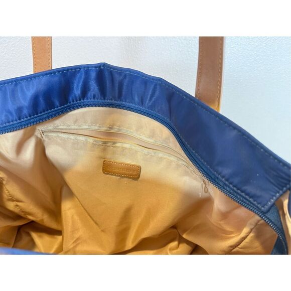 Giani Bernini Nylon Foldable Packable Striped Print Travel Tote Shoulder Bag - Picture 10 of 16